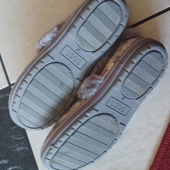 BOBS  Skechers Too Cozy Kitty Cat Slipper Gray Multi Size 6 - Picture 3 of 6